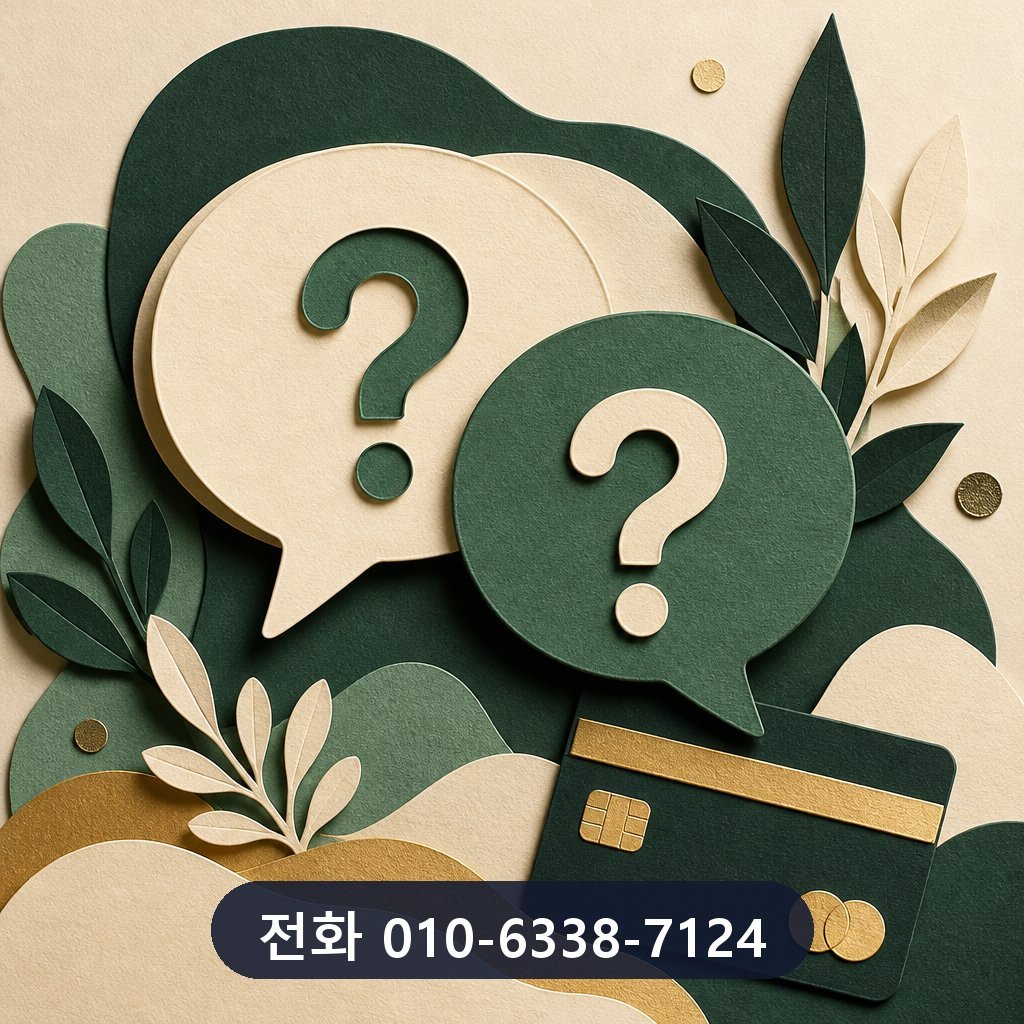 카드 할부 현금화 자주 묻는 질문 이미지